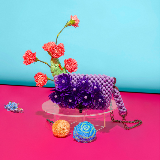 x SNUGGLE UP KIDS - Daisy Bag - Purple