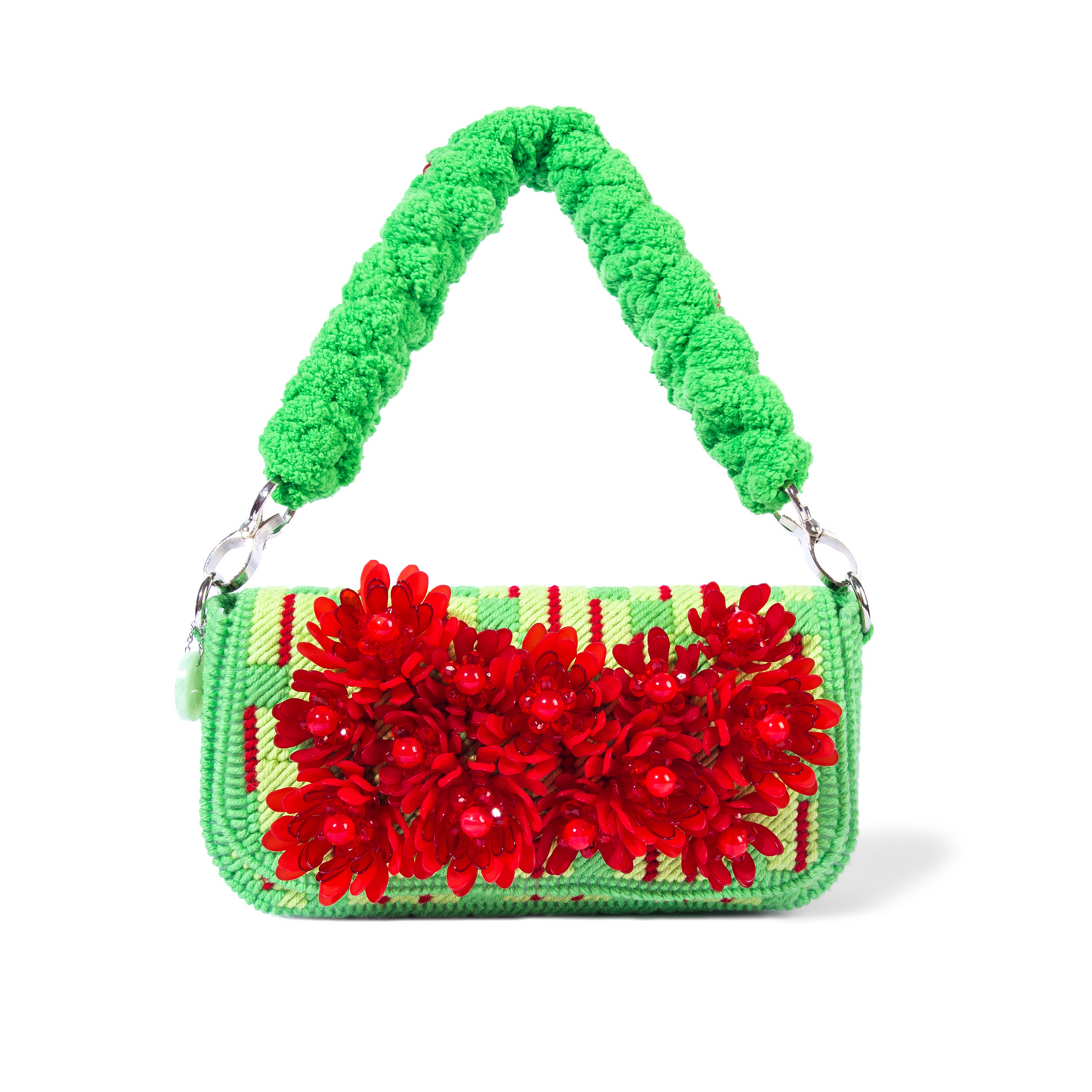 ATACAMA Silk Macro in Red Green