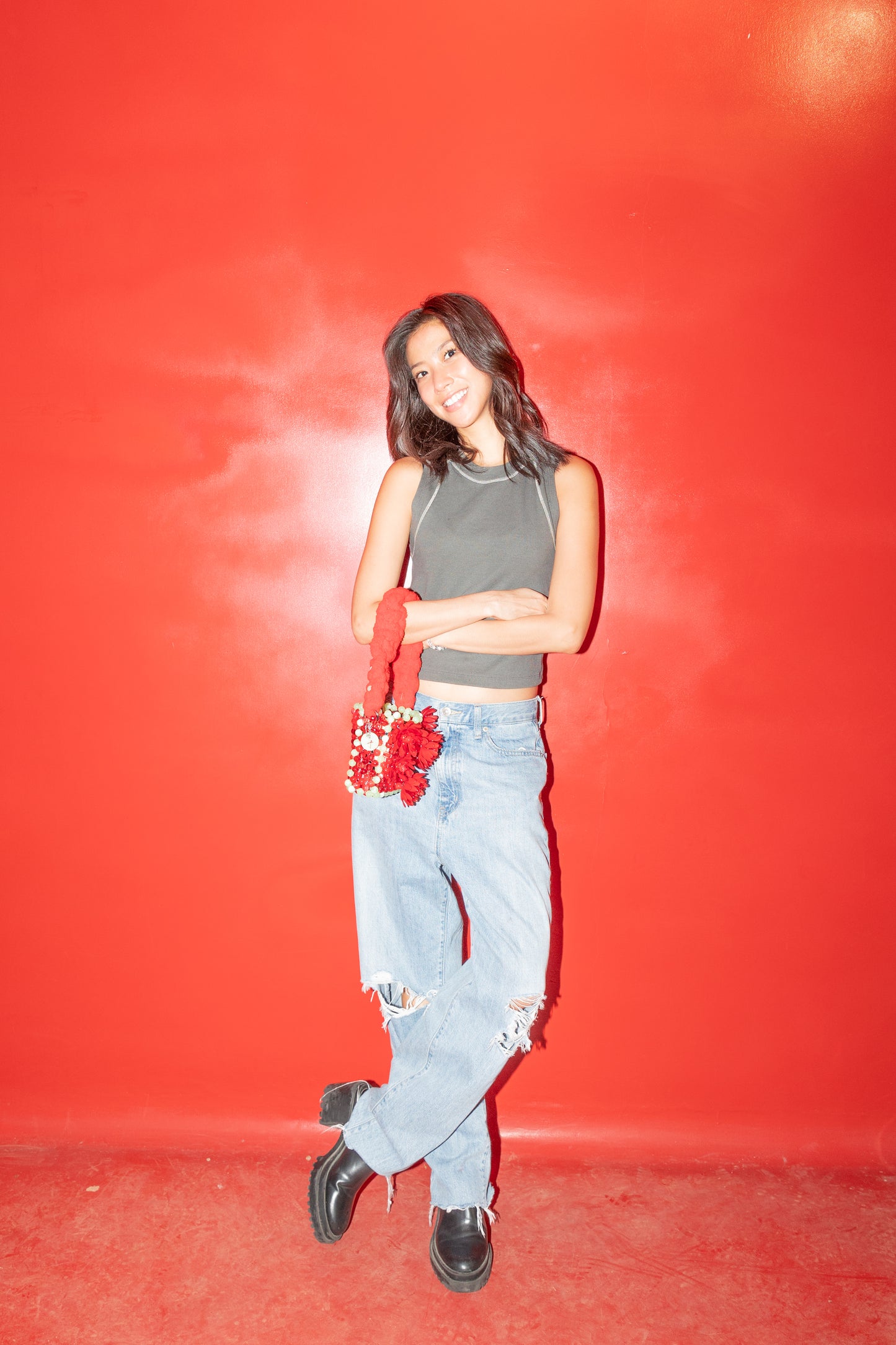 ATACAMA Beaded in Red Green