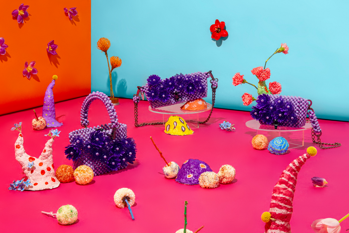 x SNUGGLE UP KIDS - Daisy Bag - Purple