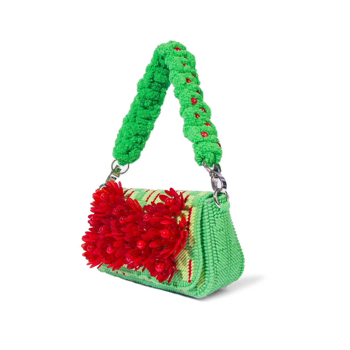 ATACAMA Silk Macro in Red Green