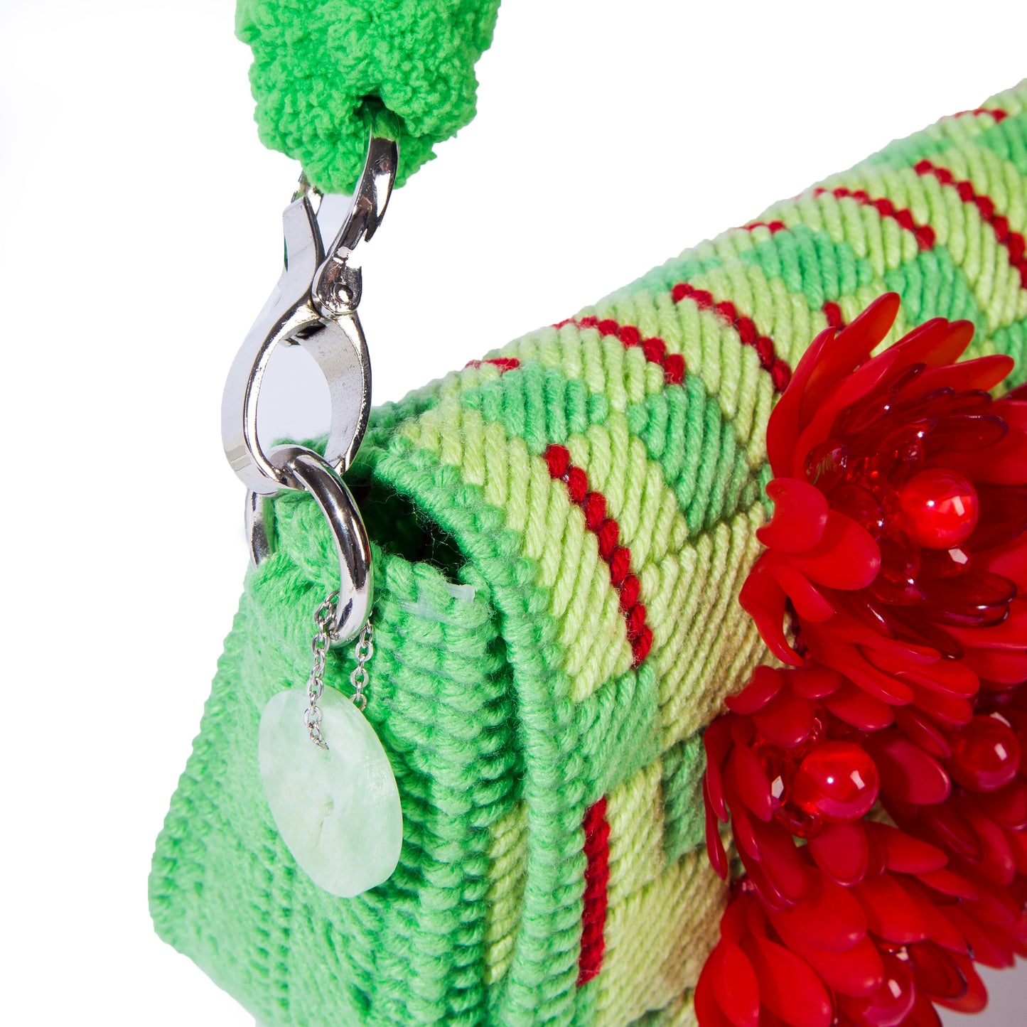 ATACAMA Silk Macro in Red Green