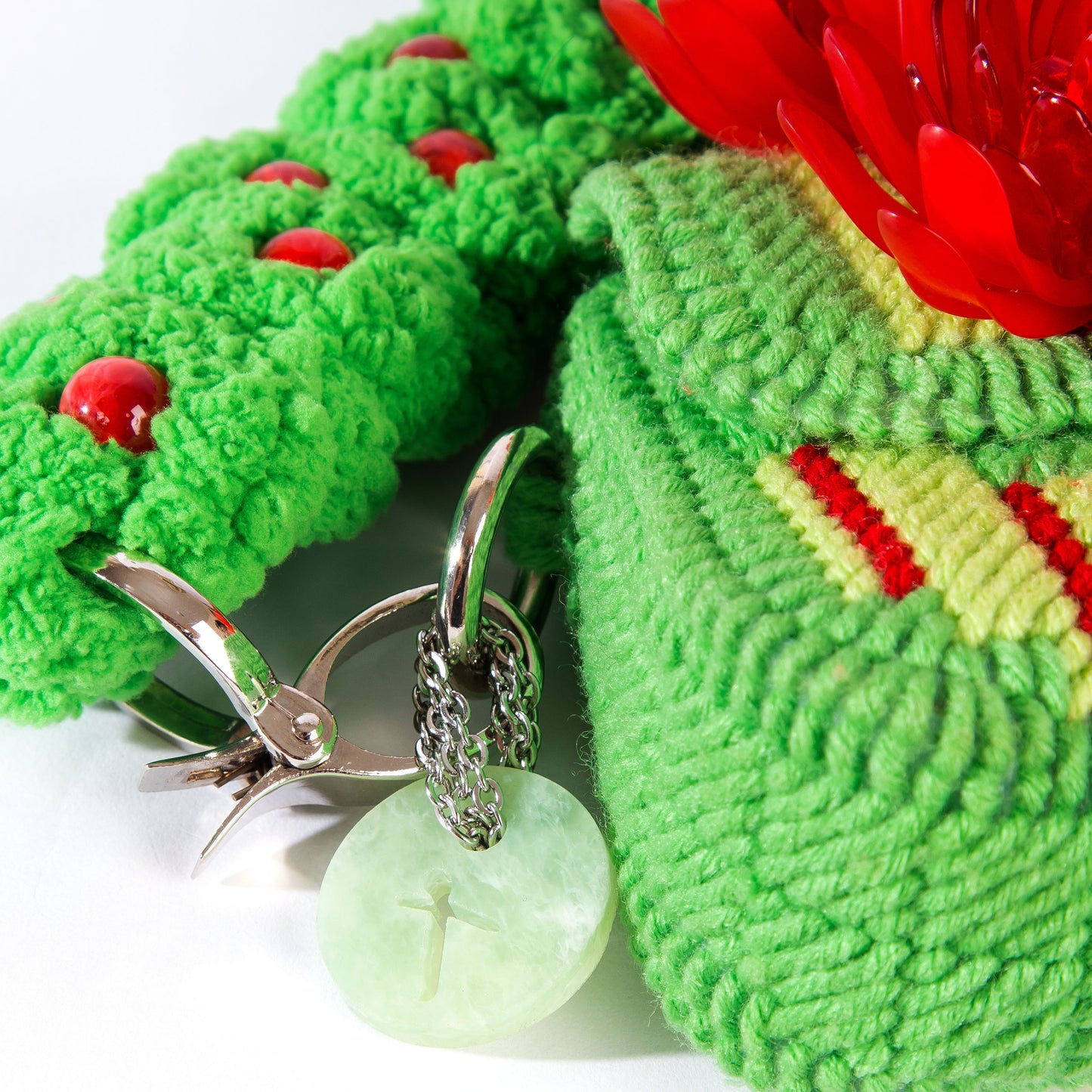 ATACAMA Silk in Red Green