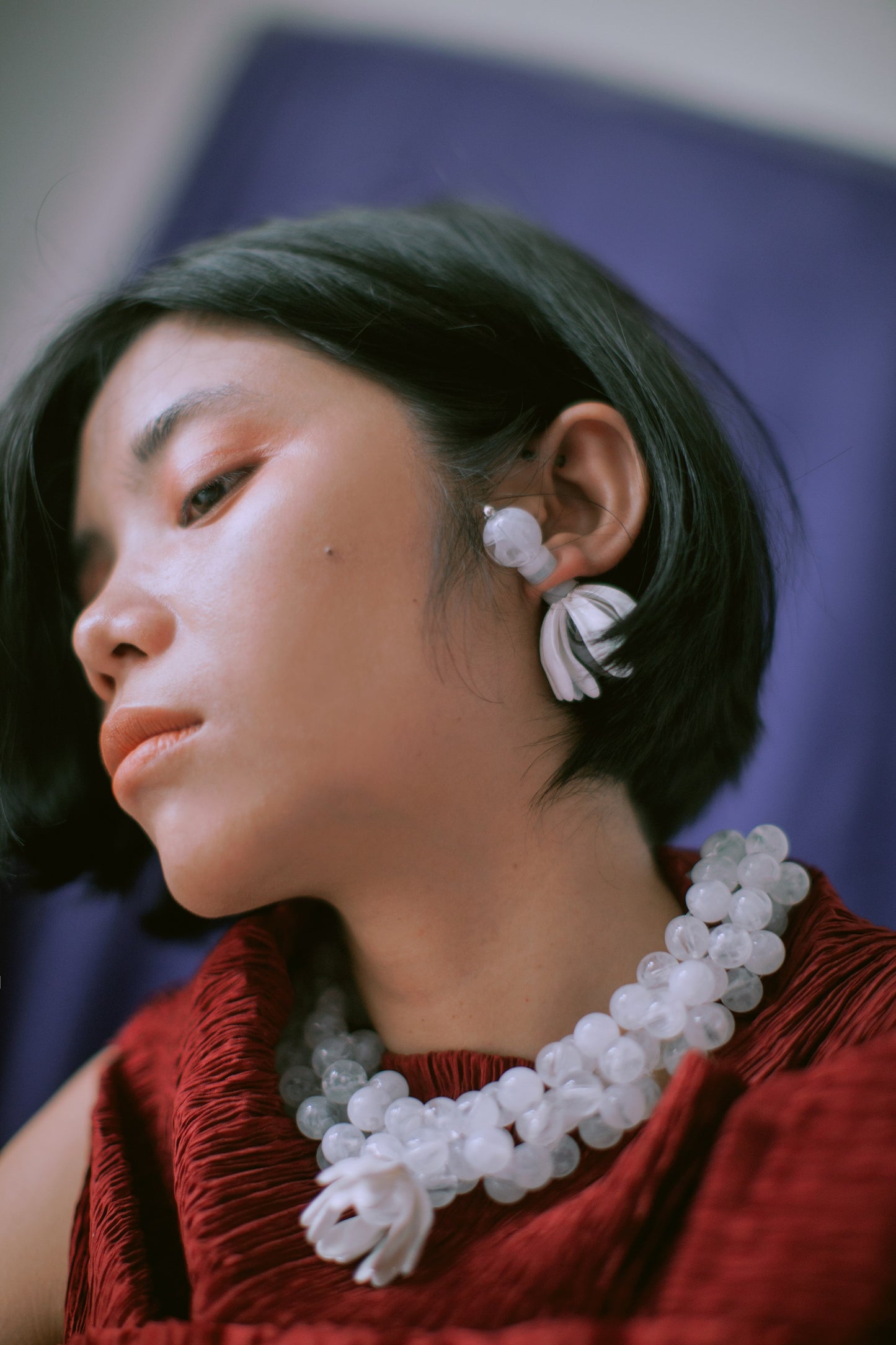 HANA - White Necklace (Pre-Order) - TAM ILLI