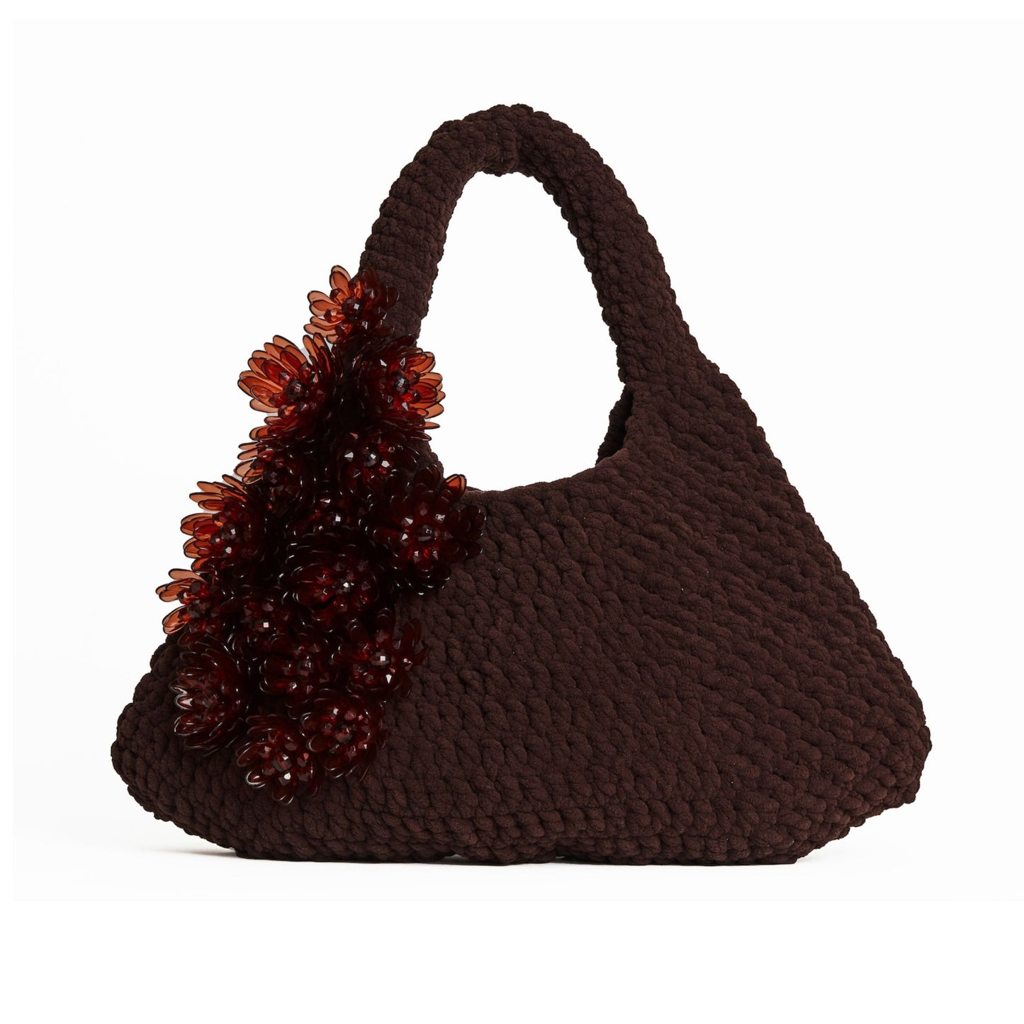 Blooming JARDIN Hobo Bag in Brown