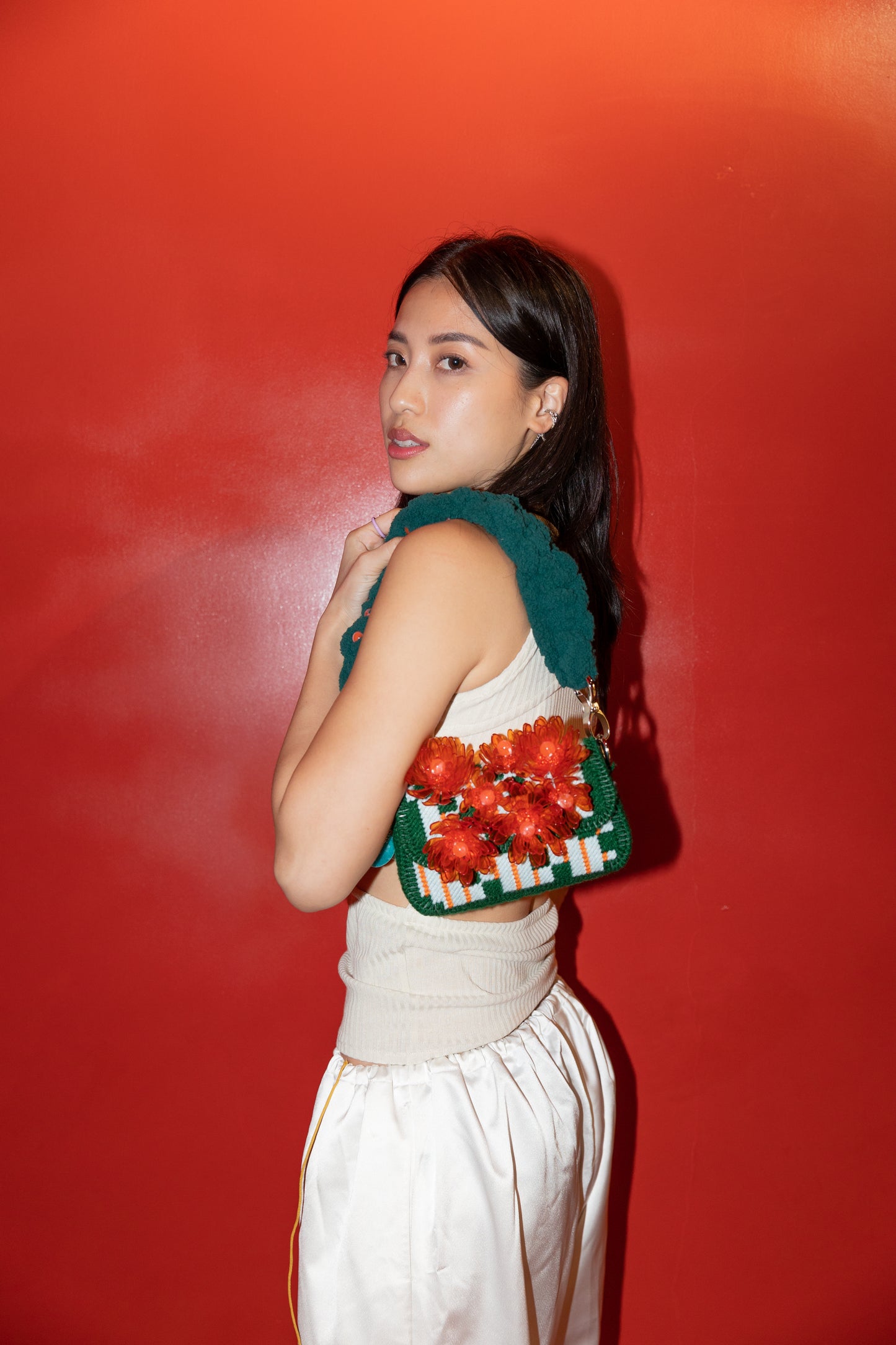 ATACAMA Silk in Red Green